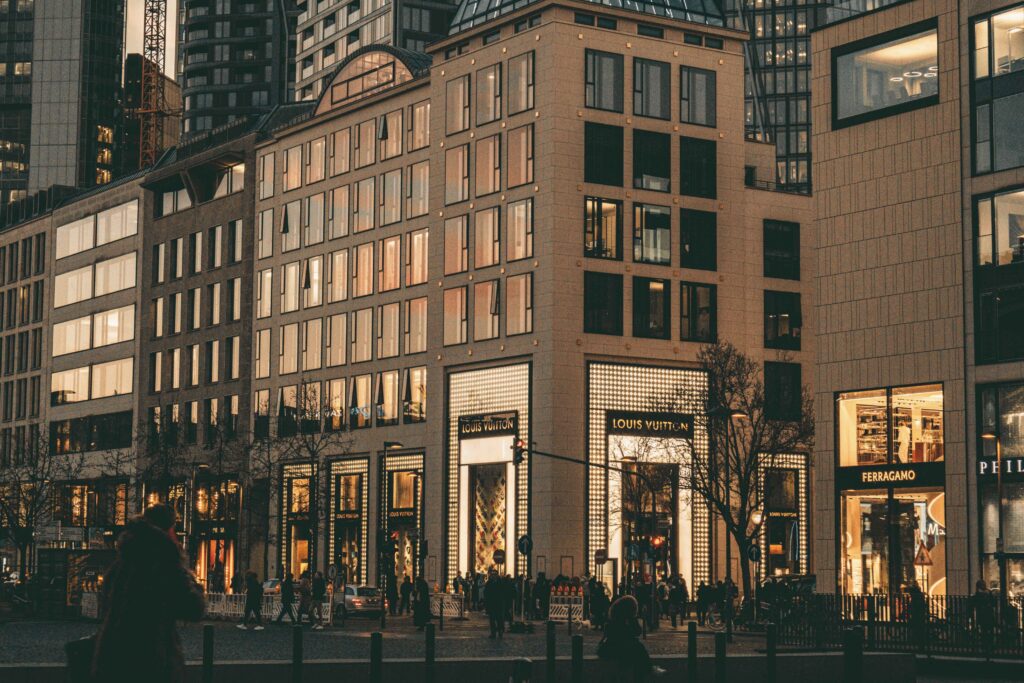 Goyard boutique on Rue Saint-Honoré in Paris showing the brand's understated retail presence