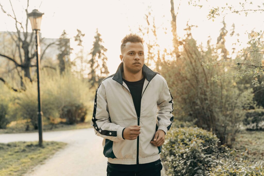 styled y2k tracksuit outfit jacket layered modern look