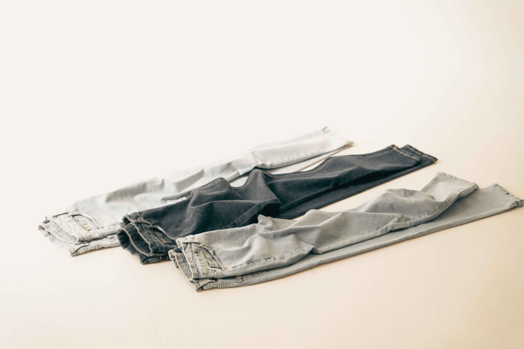 Cello brand jeans styles including skinny, flare, and leopard print denim