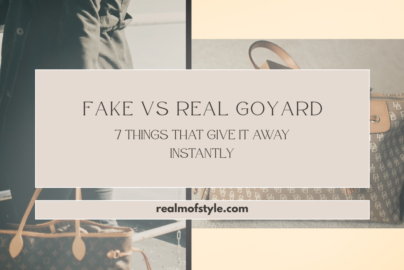 Fake vs Real Goyard 7 Things That Give It Away Instantly