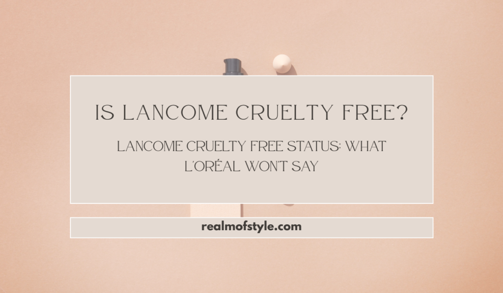 is lancome cruelty free