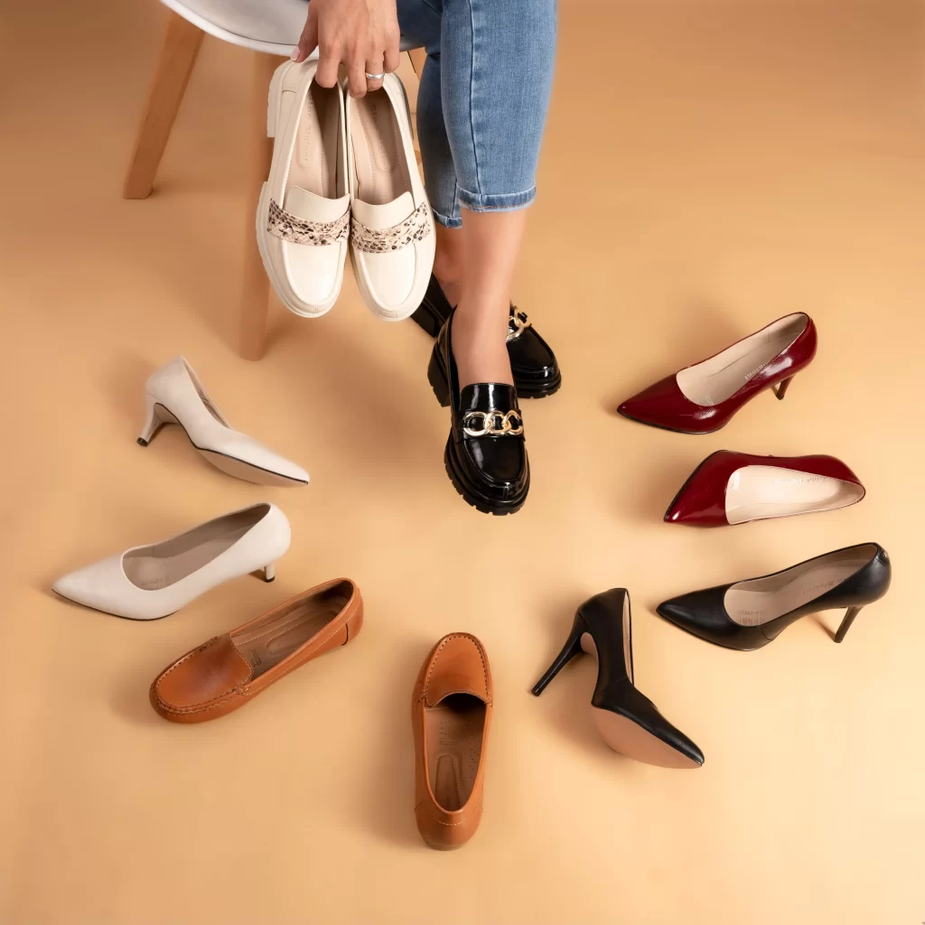 Business Casual Shoes for Women: 10 Picks for the Office 1 Business casual shoes for women flatlay showing loafers, flats, heels, and boots