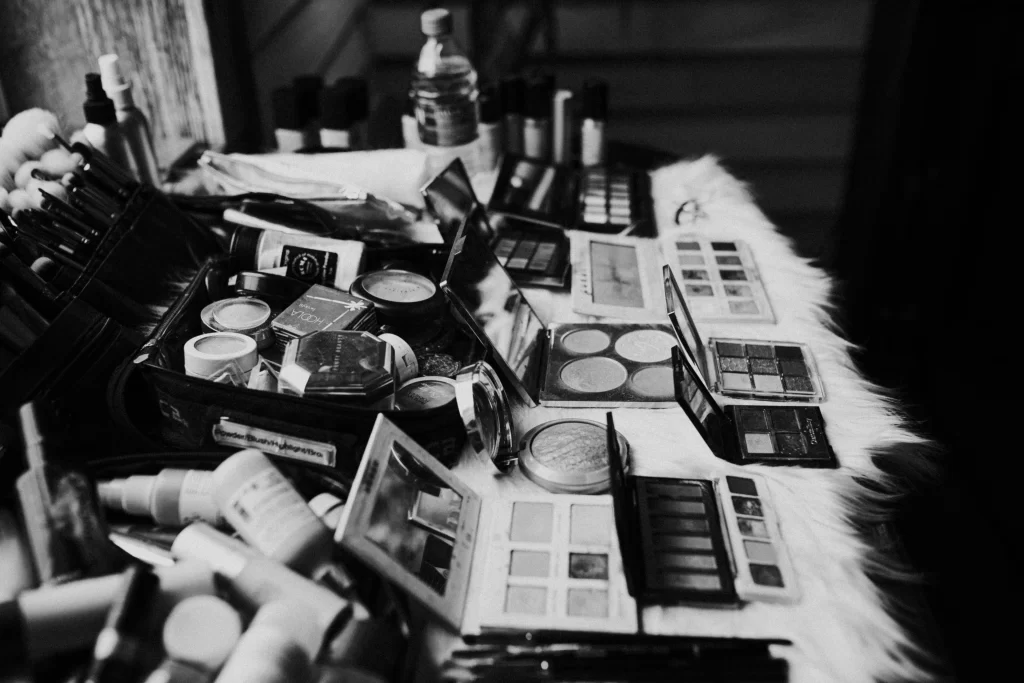 Is Laura Mercier Cruelty Free | Laura Mercier products checked for cruelty free status on a vanity flatlay