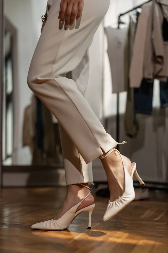 Office Sandals for Women: 10 Picks That Look Professional 3 Close up of a kitten heel slingback office sandal