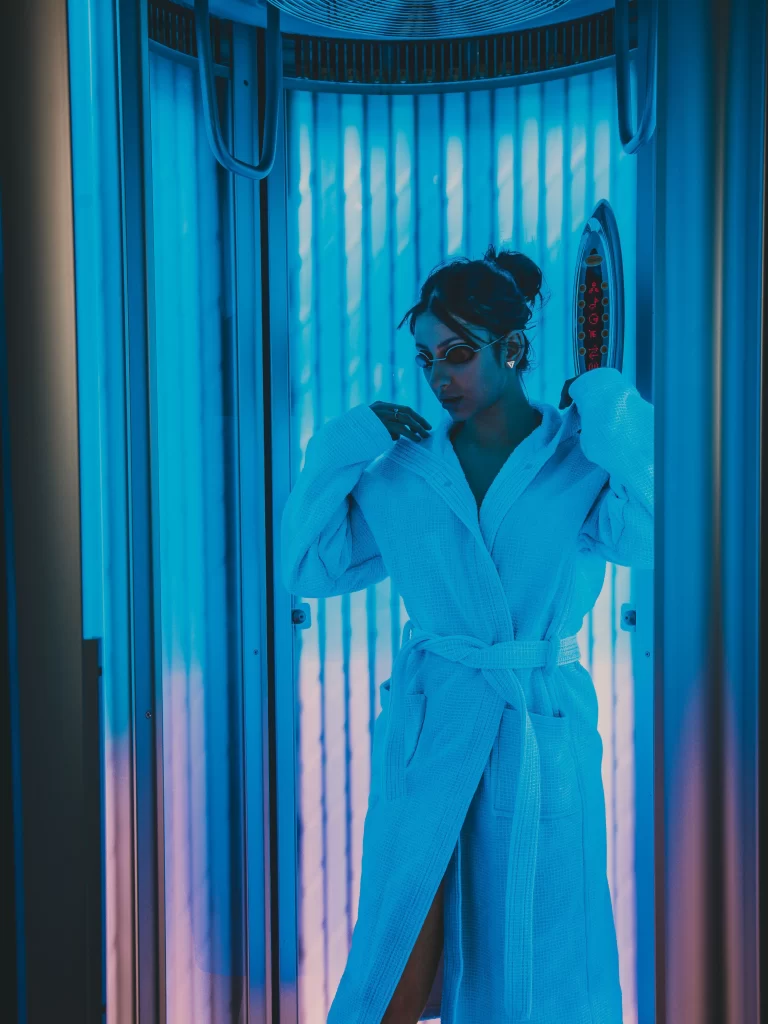 indoor tanning bed compared to a cruelty free self tanner