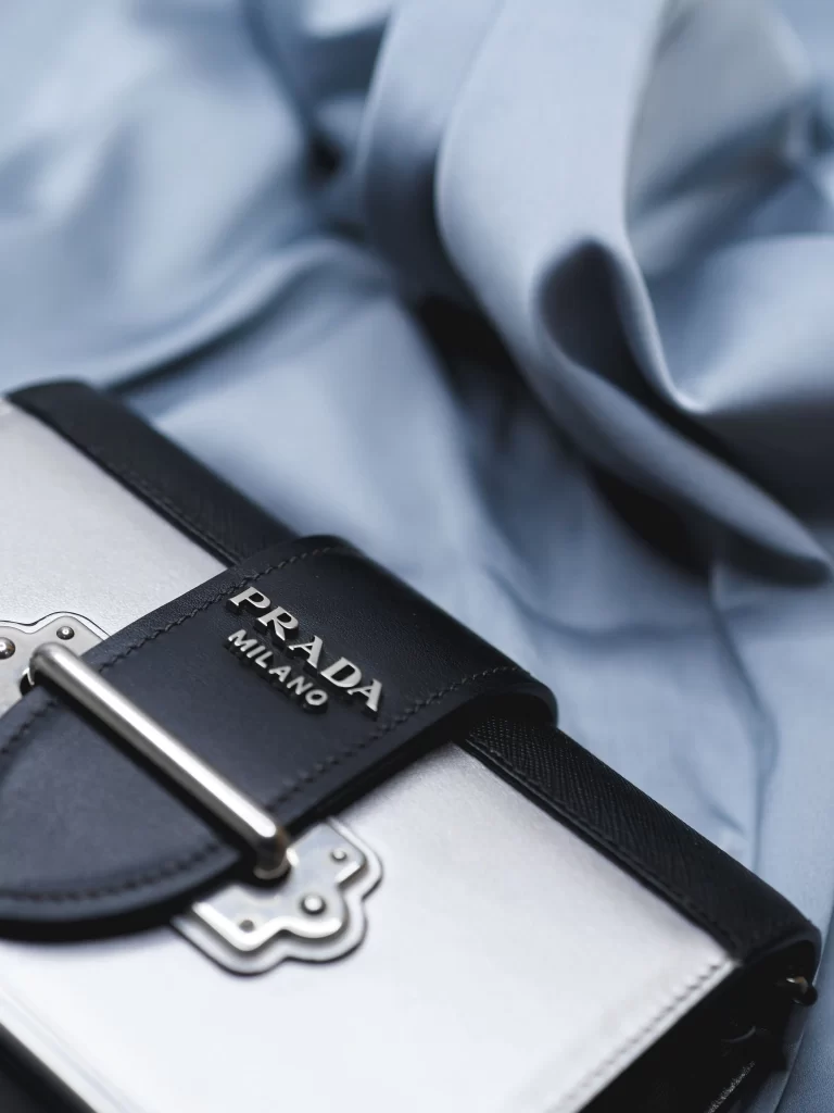 Comparing logo font spacing to spot a fake designer bag