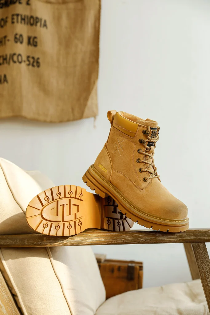 Comparing the lug sole tread on a Dr. Martens dupe versus the original