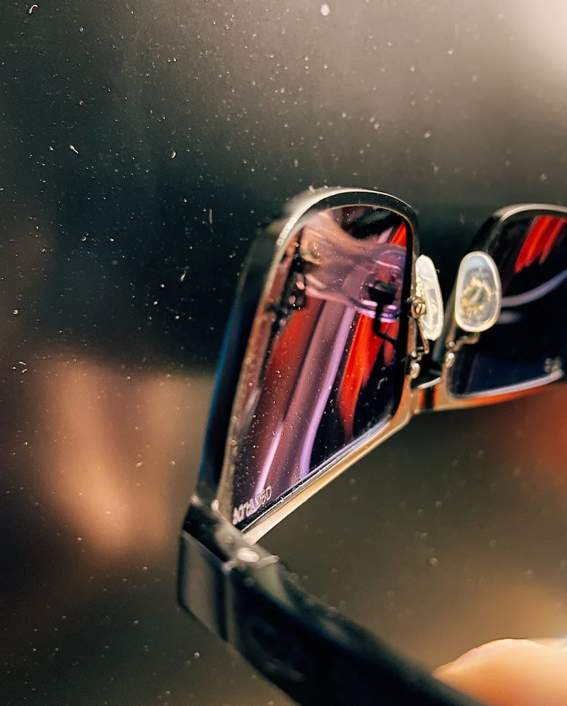 7 Affordable Sunglasses That Look Like Ray-Bans 2 Lens width, bridge width and arm length printed inside the temple arm of a pair of sunglasses